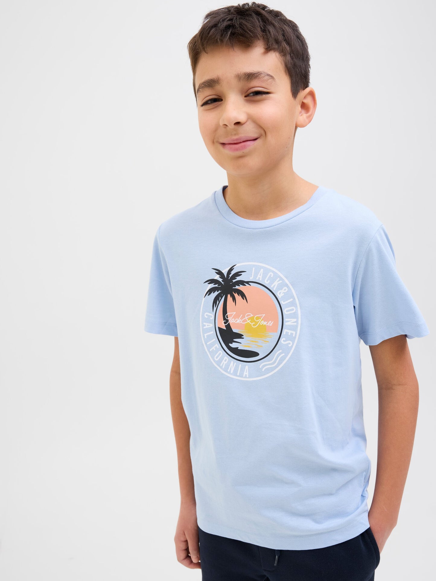 Jack&Jones - T-shirt Chambray Blue JJPALM