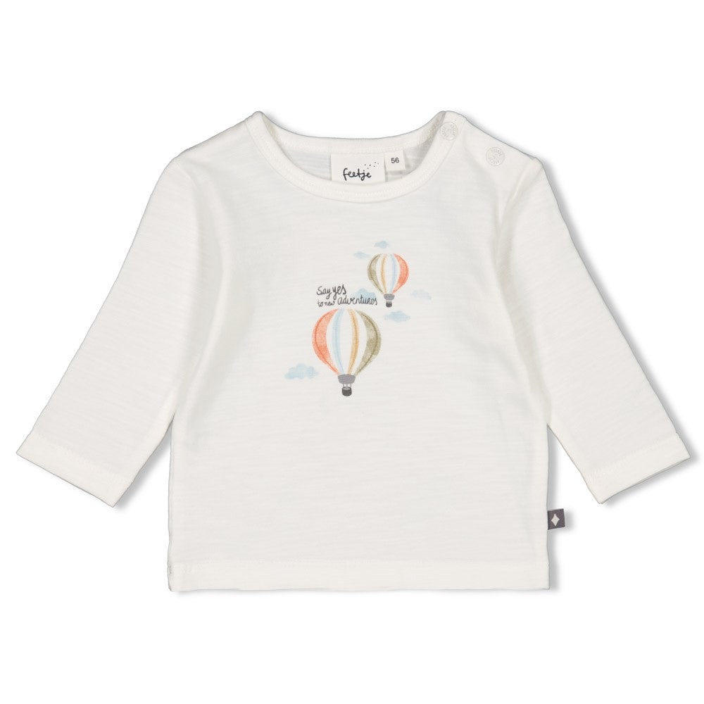 Feetje - T-shirt offwhite Mini Aventurier