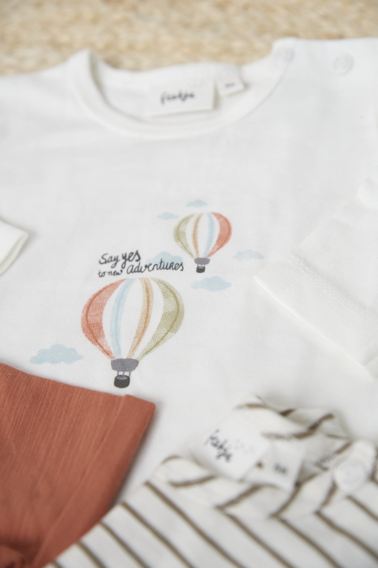 Feetje - T-shirt offwhite Mini Aventurier