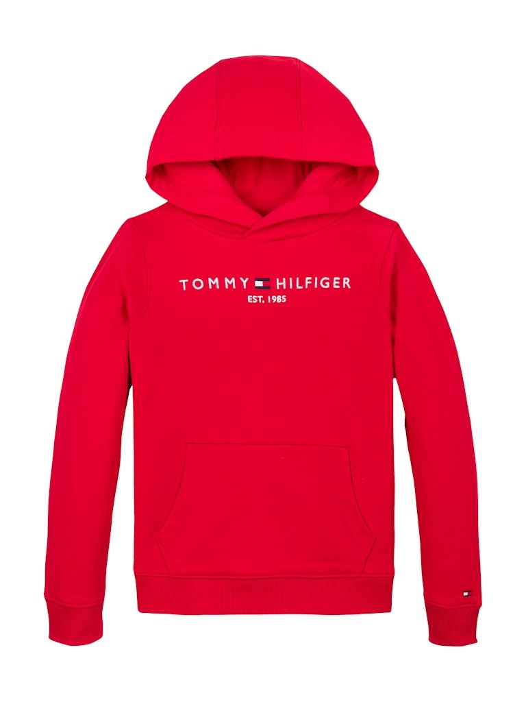 Tommy Hilfiger - Sweat à capuche mixte Primary Red