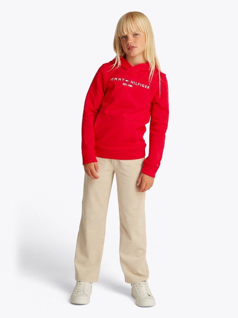 Tommy Hilfiger - Sweat à capuche mixte Primary Red