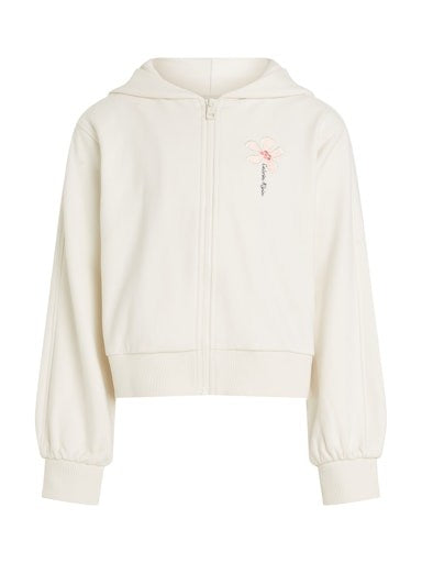 Calvin Klein - Cardigan zippé à capuche Flowers