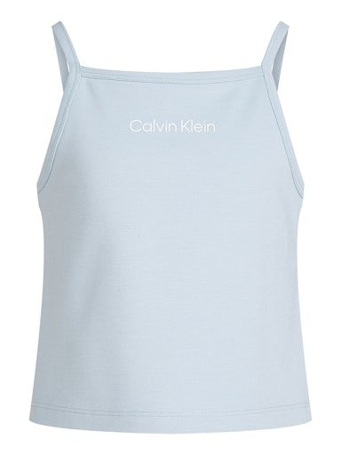 Calvin Klein - Top à fines bretelles Niagara Mist
