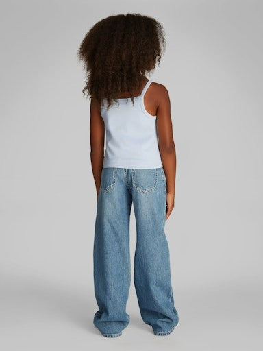 Calvin Klein - Top à fines bretelles Niagara Mist