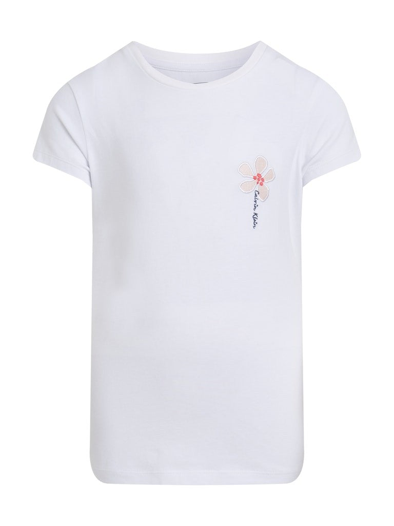 Calvin Klein - leuchtende weiße Blüten t -Shirt