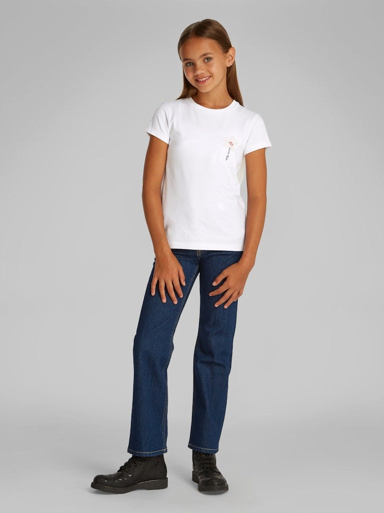Calvin Klein - leuchtende weiße Blüten t -Shirt