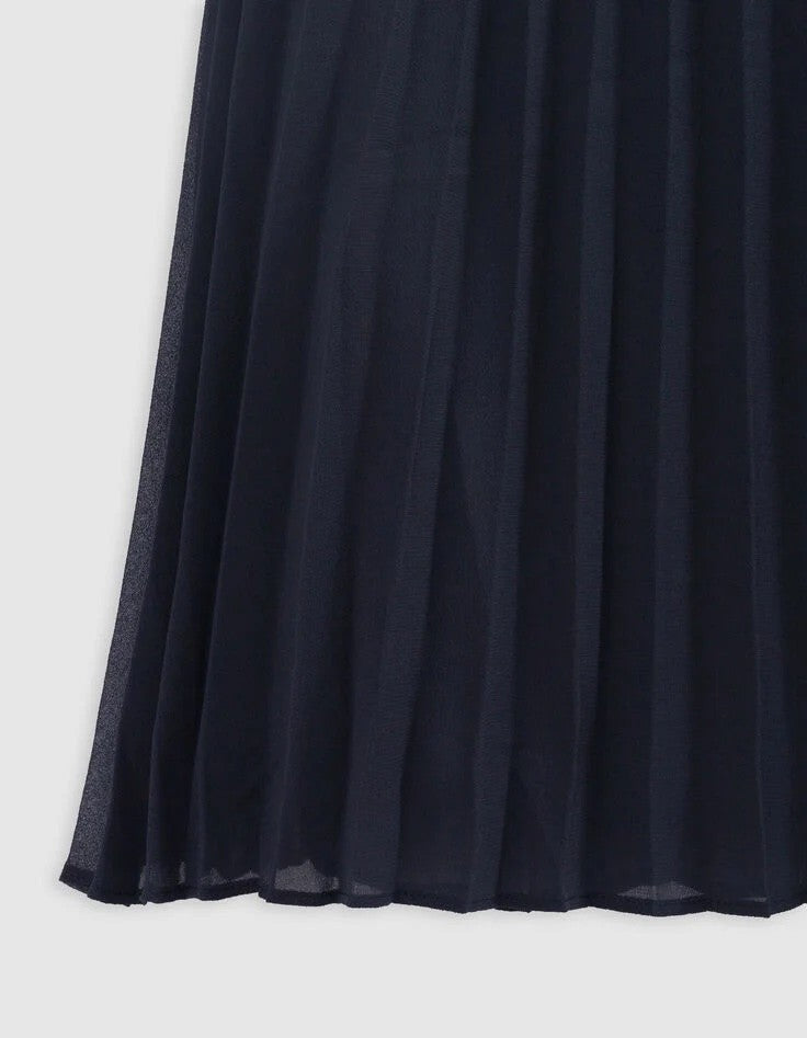 Ikks - Pliss Dress Navy White Rock Odyssey