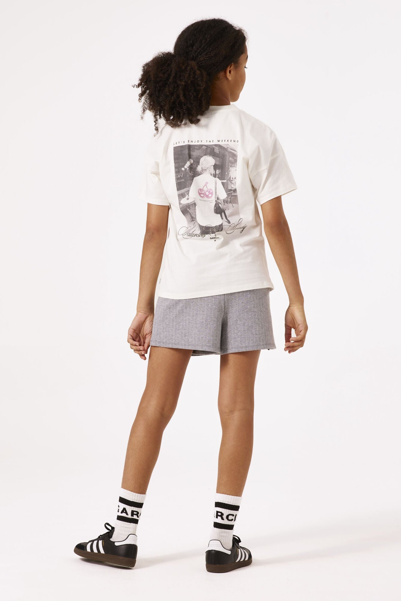 Garcia - Off White Backprint T -Shirt