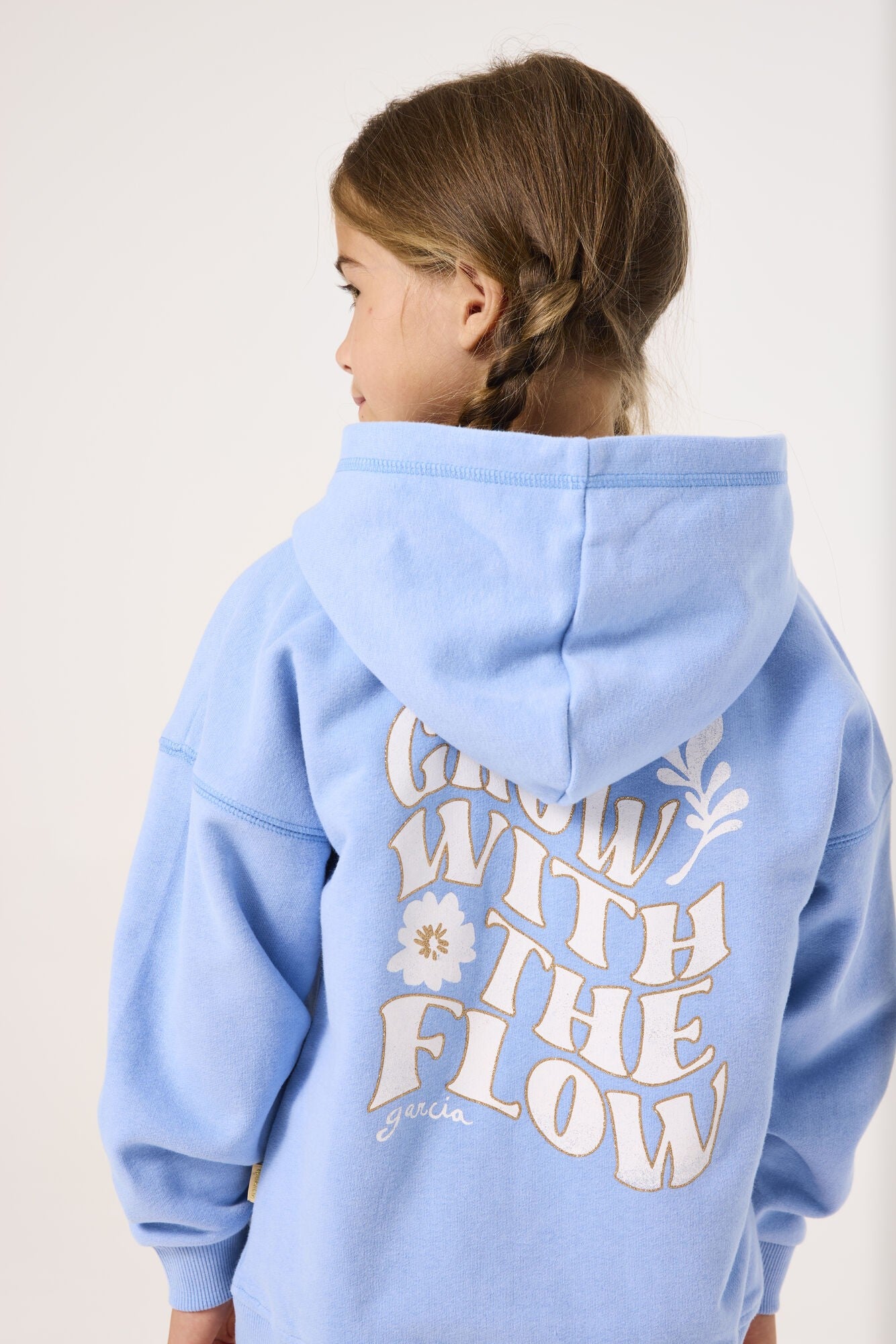 Garcia - Backprint Della Blue Backprint Sweatshirt