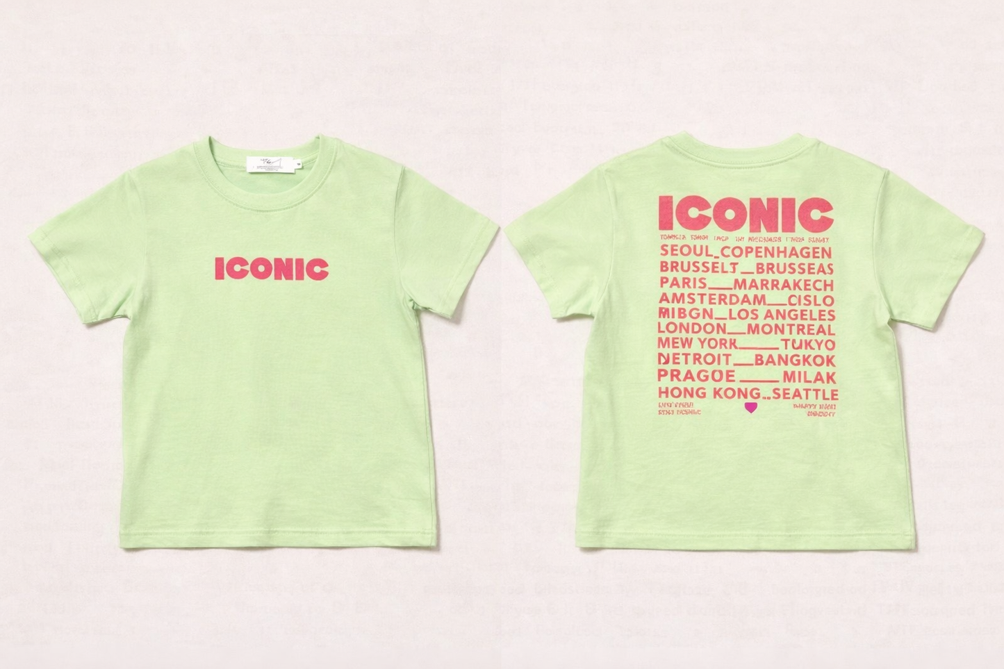 Mère & Fille - T-shirt menthe ICONIC