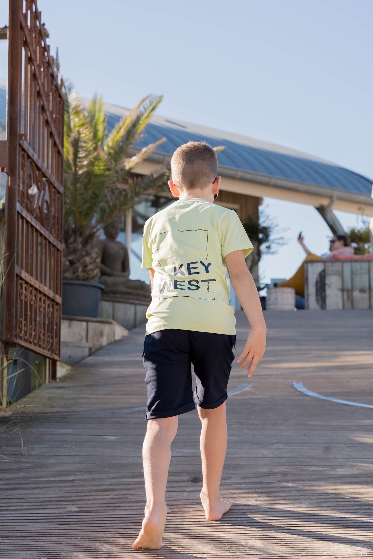 Skurk - Backprint Lime Tije T -Shirt
