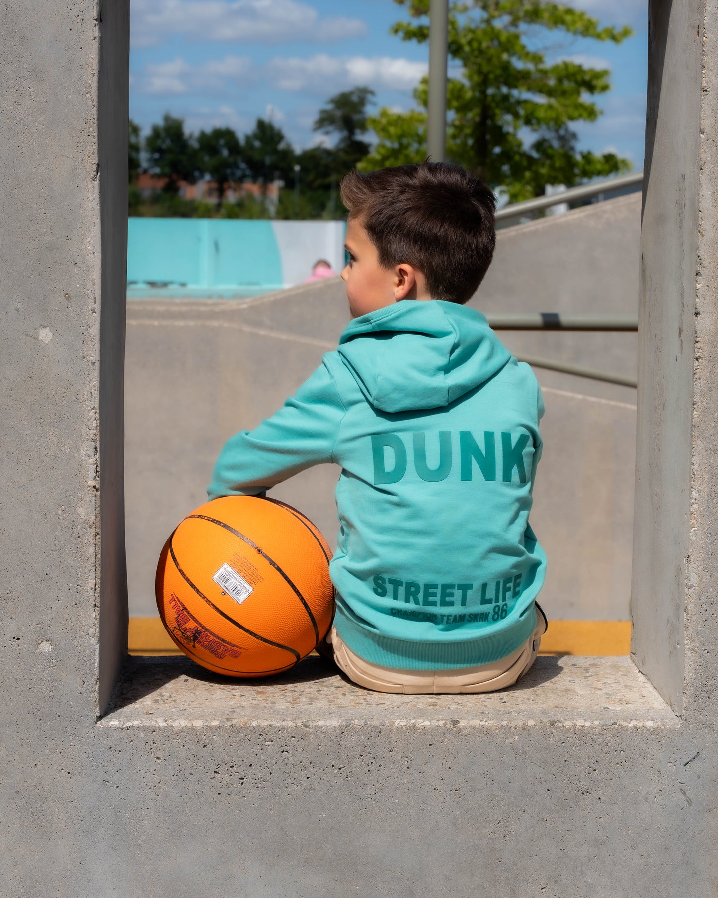 Skurk - Sweat à capuche backprint Sunnery