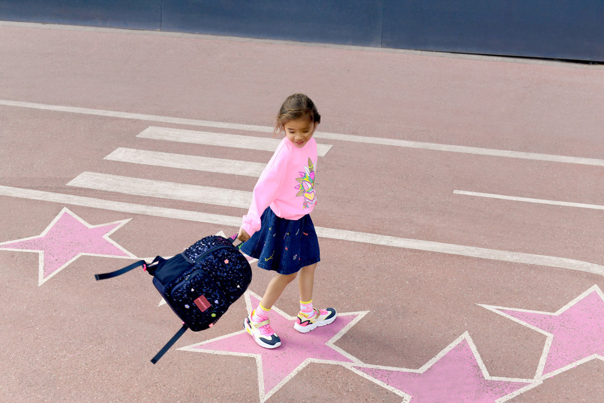 Billieblush - Navy sequin school backpack