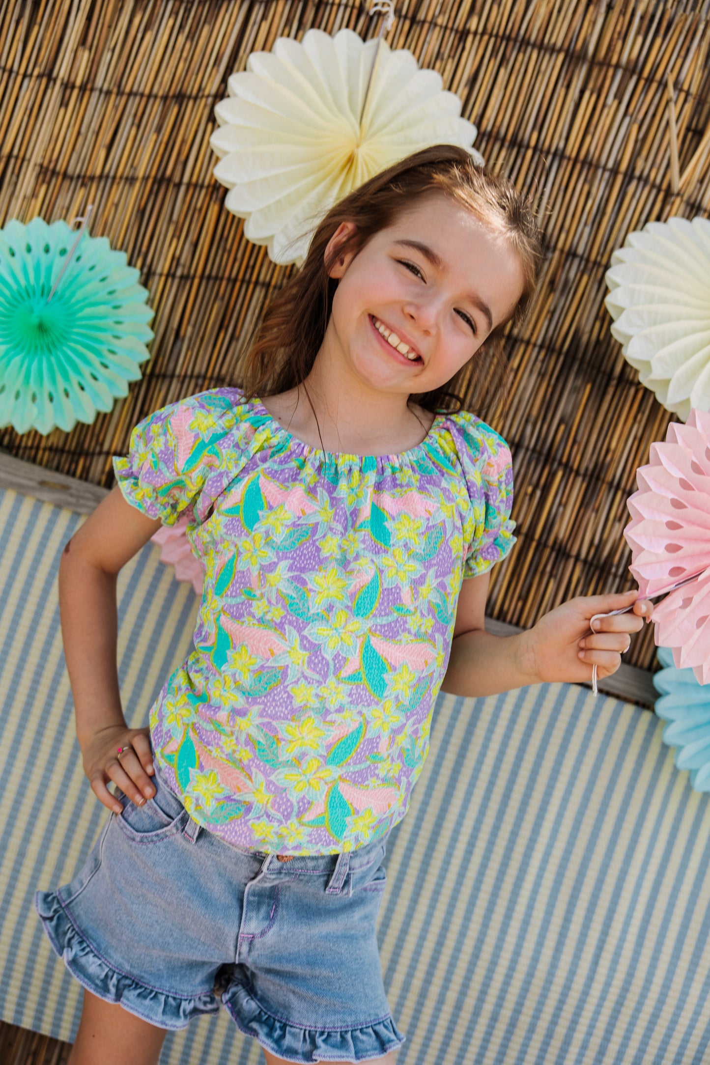 B.Nosy - Blouse pastel tropics Tatia