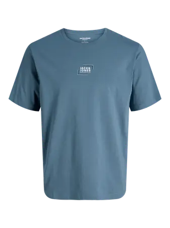 Jack & Jones - JJ CORP Blaues Mirage-T-Shirt