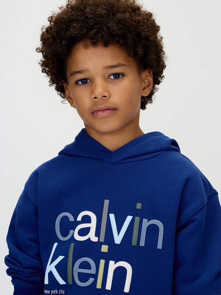 Calvin Klein - Sweat à capuche Color logo graphic Bold Blue