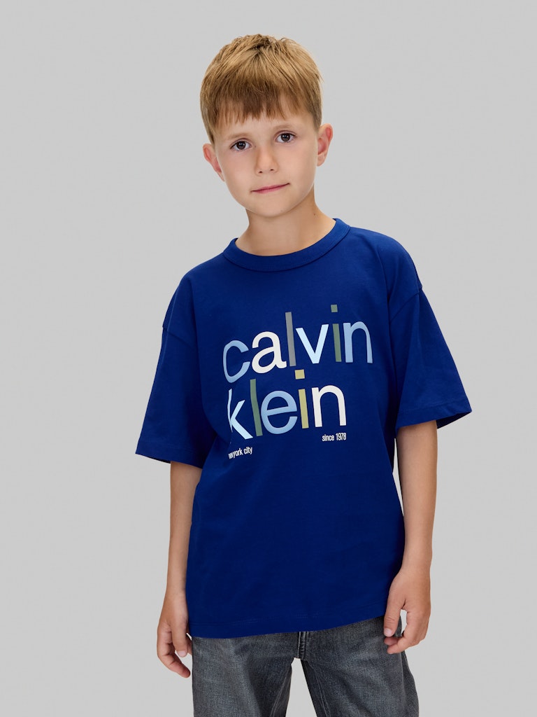 Calvin Klein - LOGO GRÁFICO COLOR GRÁFICO LOGO DE LOGO TENDE AZUL