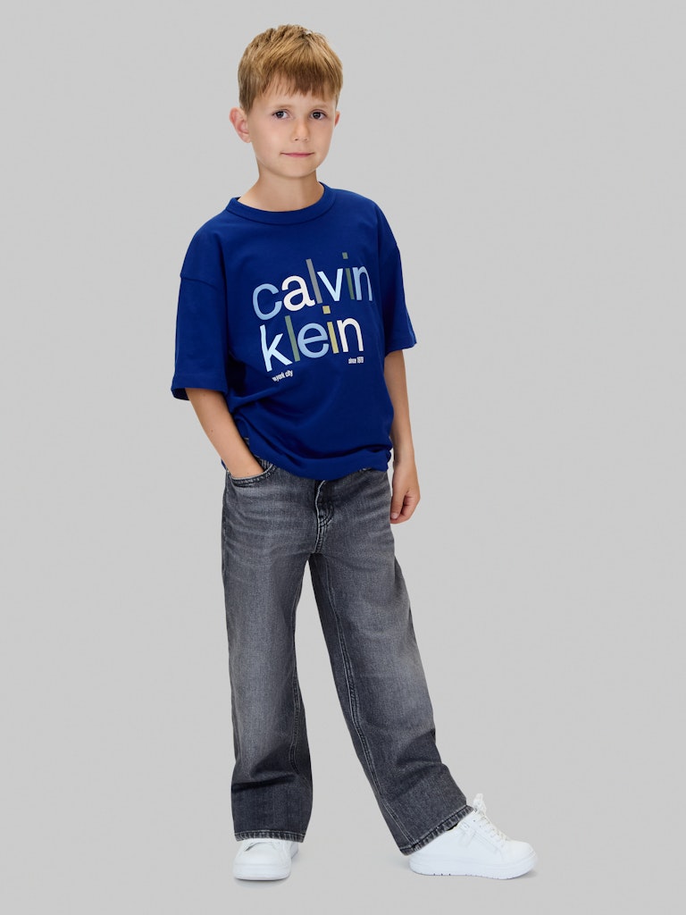 Calvin Klein - LOGO GRÁFICO COLOR GRÁFICO LOGO DE LOGO TENDE AZUL