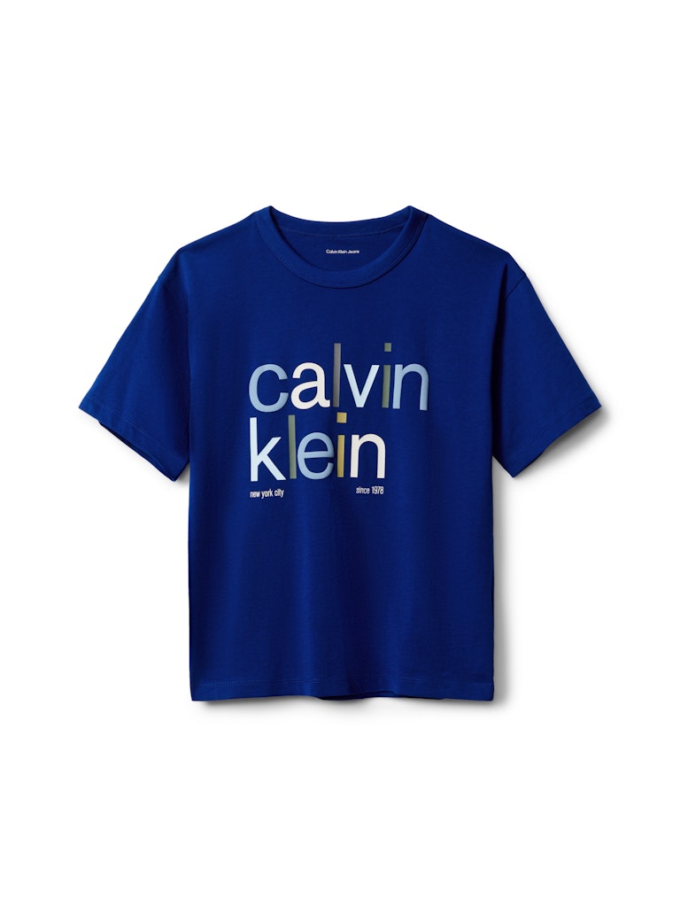 Calvin Klein - LOGO GRÁFICO COLOR GRÁFICO LOGO DE LOGO TENDE AZUL