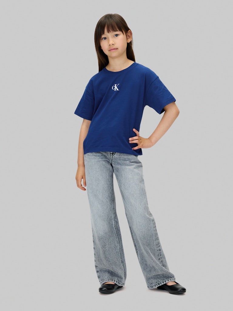 Calvin Klein - T-shirt logo boxy Bold Blue