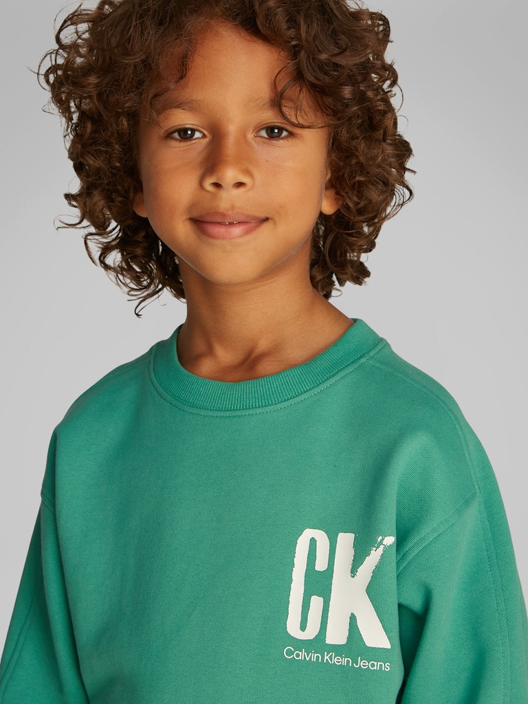 Calvin Klein - Sweat Bahama Green Summer Backprint