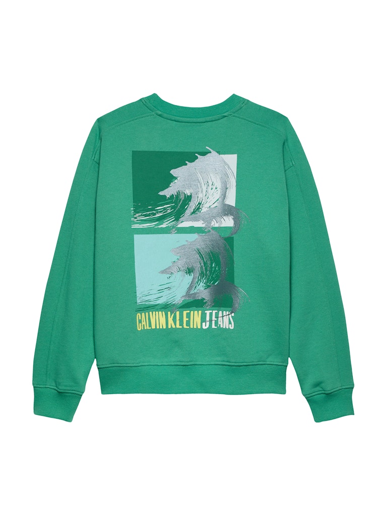 Calvin Klein - Sweat Bahama Green Summer Backprint