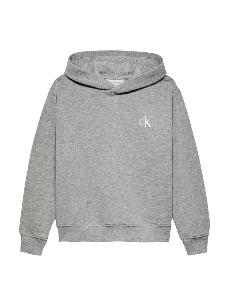 Calvin Klein - Sweat à capuche Grey Heather Backprint Miami