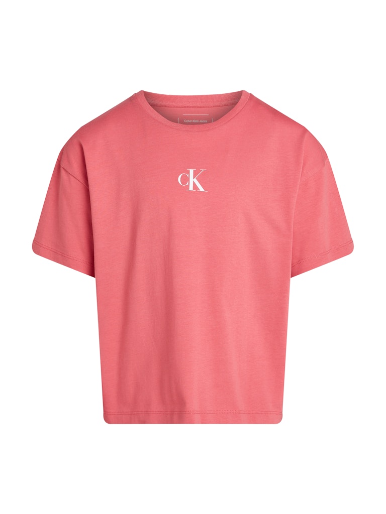 Calvin Klein - T-shirt Deep Crimson Fruit Boxy