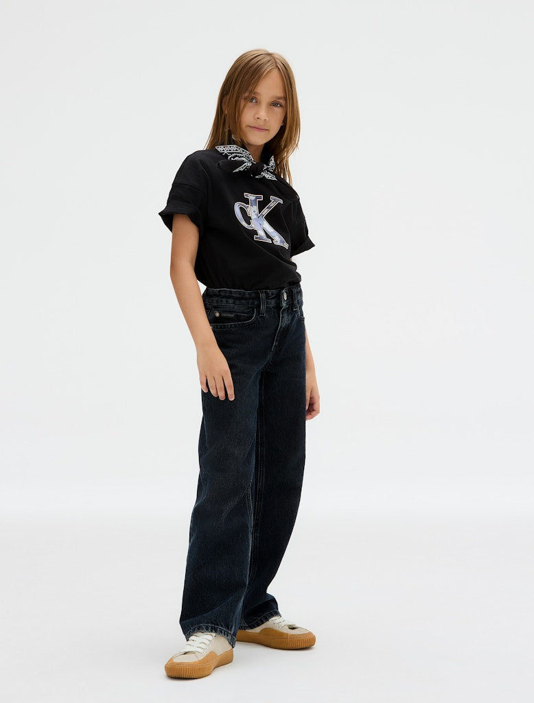Calvin Klein - T-shirt noir monologo