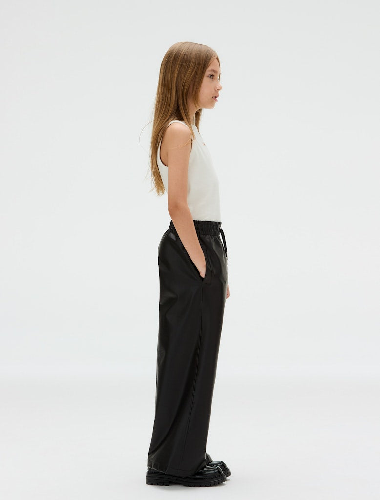 Calvin Klein - Pantalon noir imitation cuir