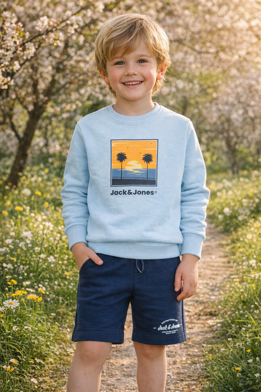 Jack&Jones - Sweat Celestial Blue JJPERRY