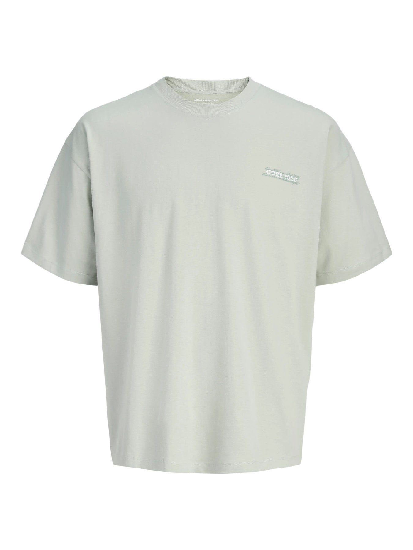 Jack & Jones - Aqua Gray back print T-shirt JO ETERNA