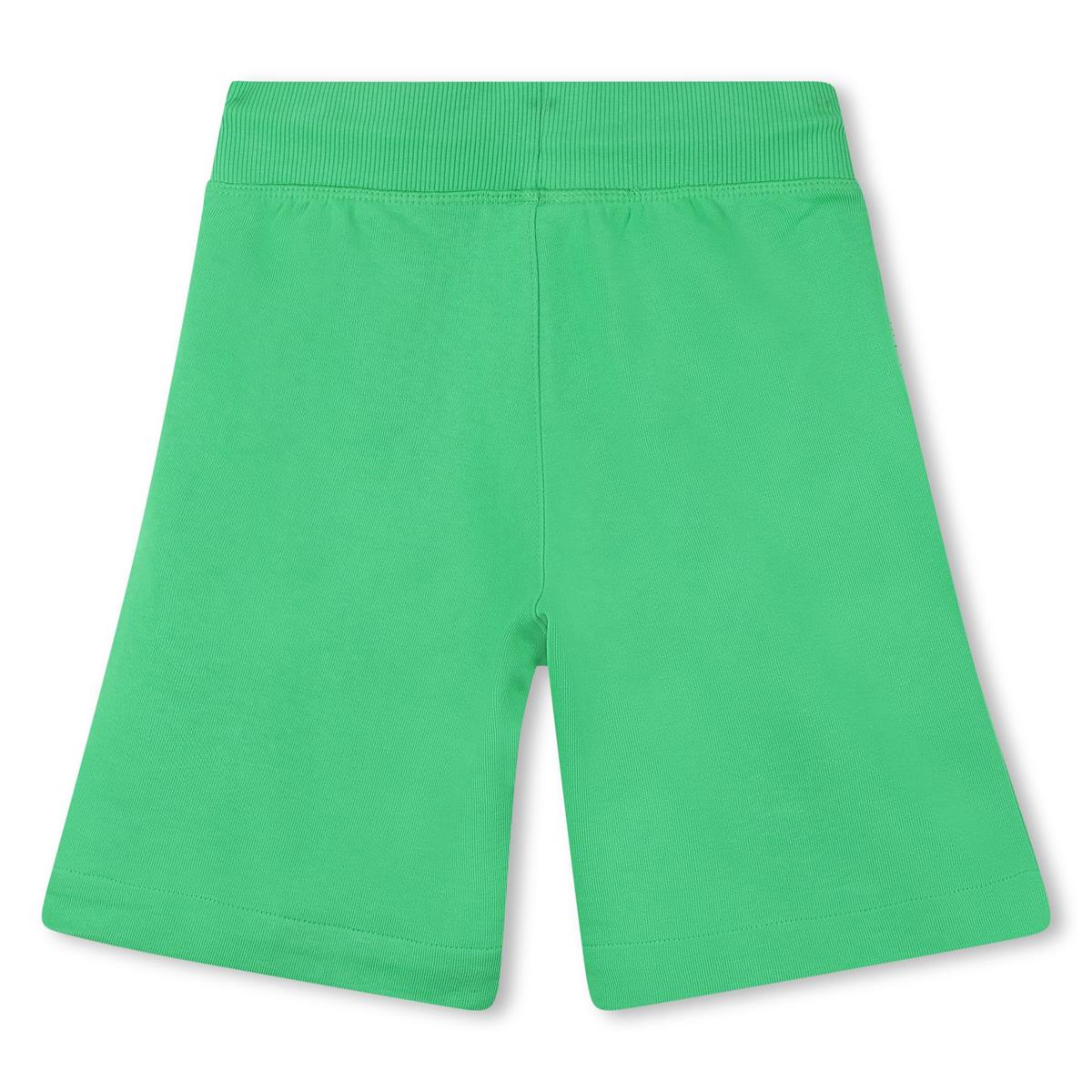 Hugo - Island Green Jogging Short & Small Relief Logo op de onderbenen