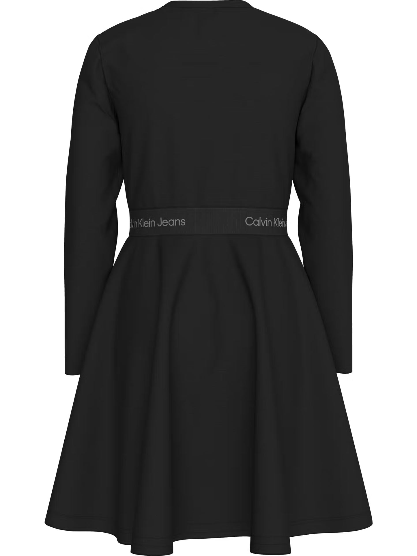 Calvin Klein - Punto de cinta de vestido negro Punto