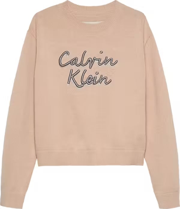 Calvin Klein - Pull Spanish Villa & logo métallique