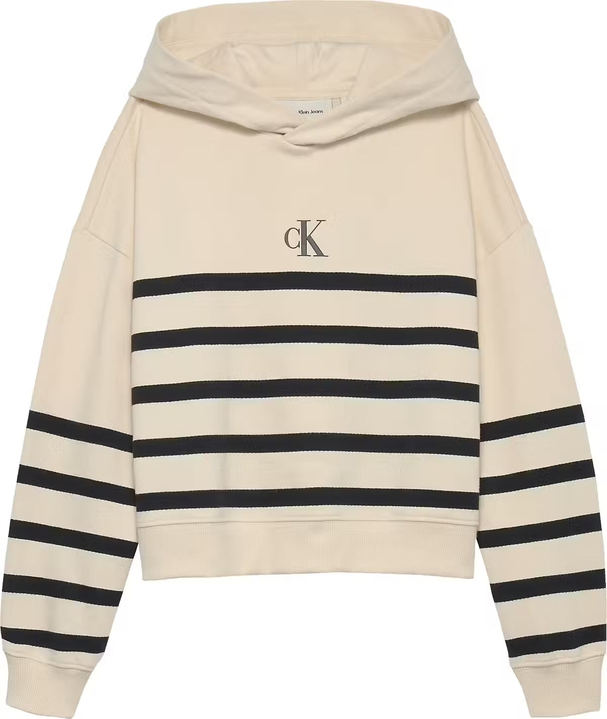 Calvin Klein - Sweat à capuche White Cap Gray & Ck Black