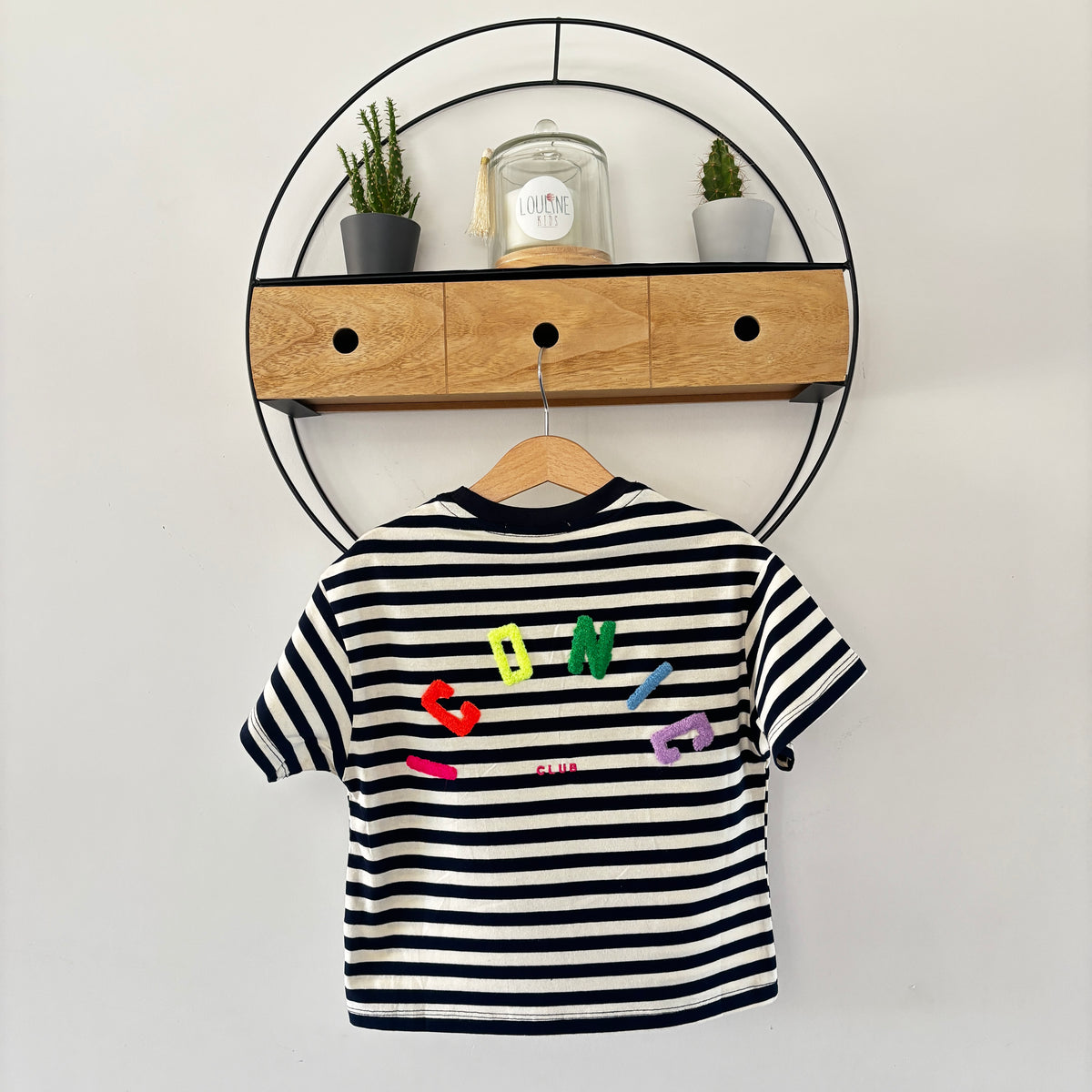 Mère & Fille : T-shirt rayé navy blanc ICONIC