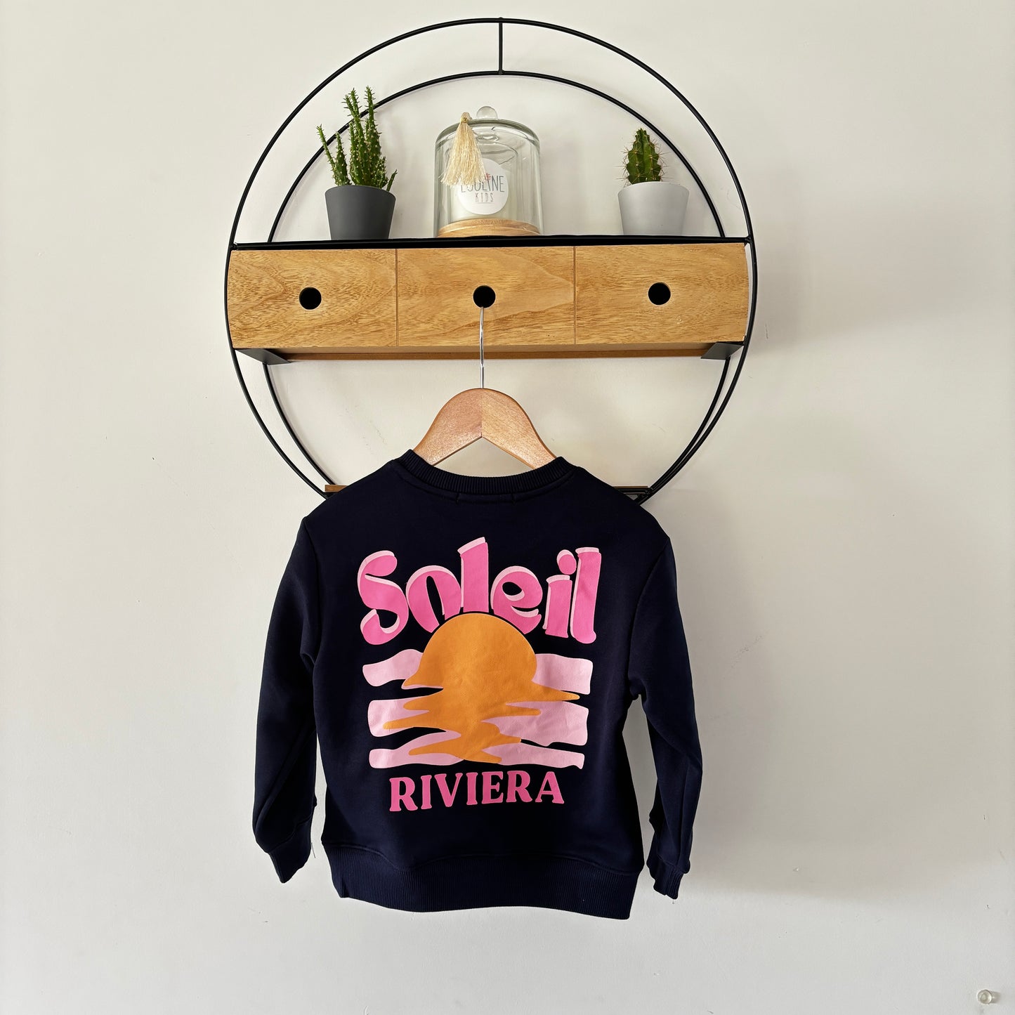 Mère & Fille - Sweat fin navy RIVIERA