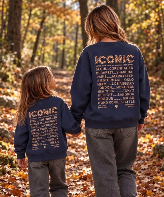 Mère & Enfant - Sweat navy CONIC