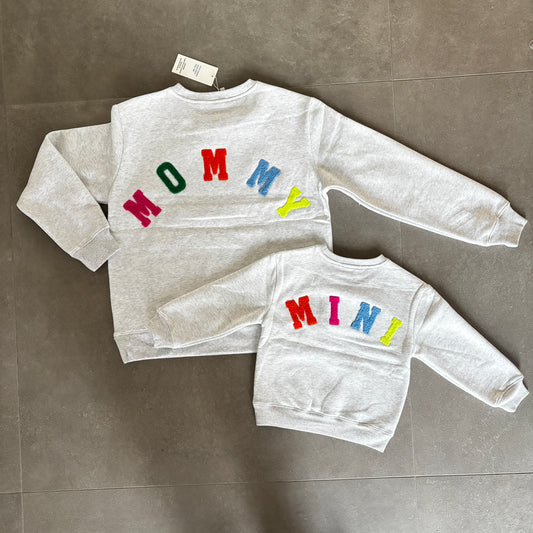 Mère & Fille - Sweat mixte MINI ou MOMMY