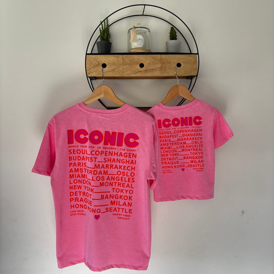 Mère & Fille - T-shirt rose foncé ICONIC