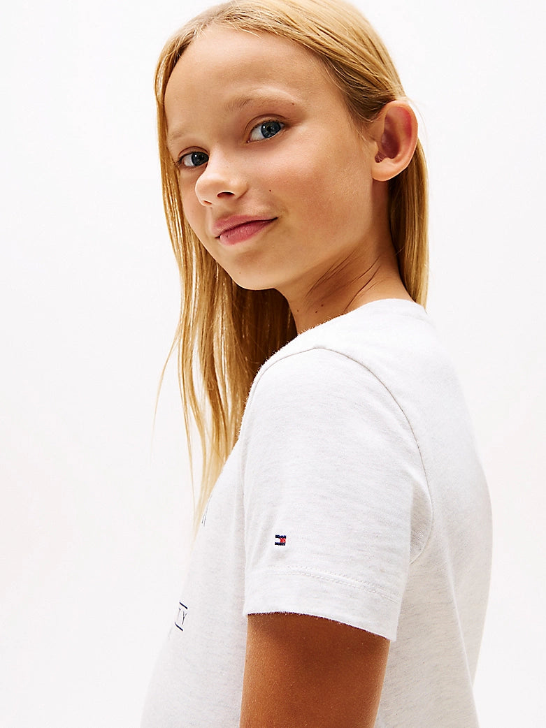 Tommy Hilfiger - Schneeweißkleid & Pinse Flagge