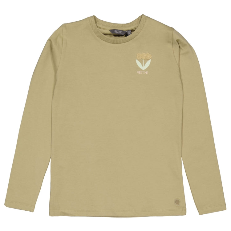 Quapi - Backprint Soft Green Harley T -Shirt