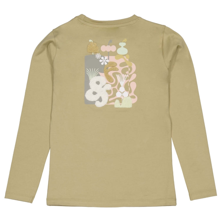 Quapi - Backprint Soft Green Harley T -Shirt