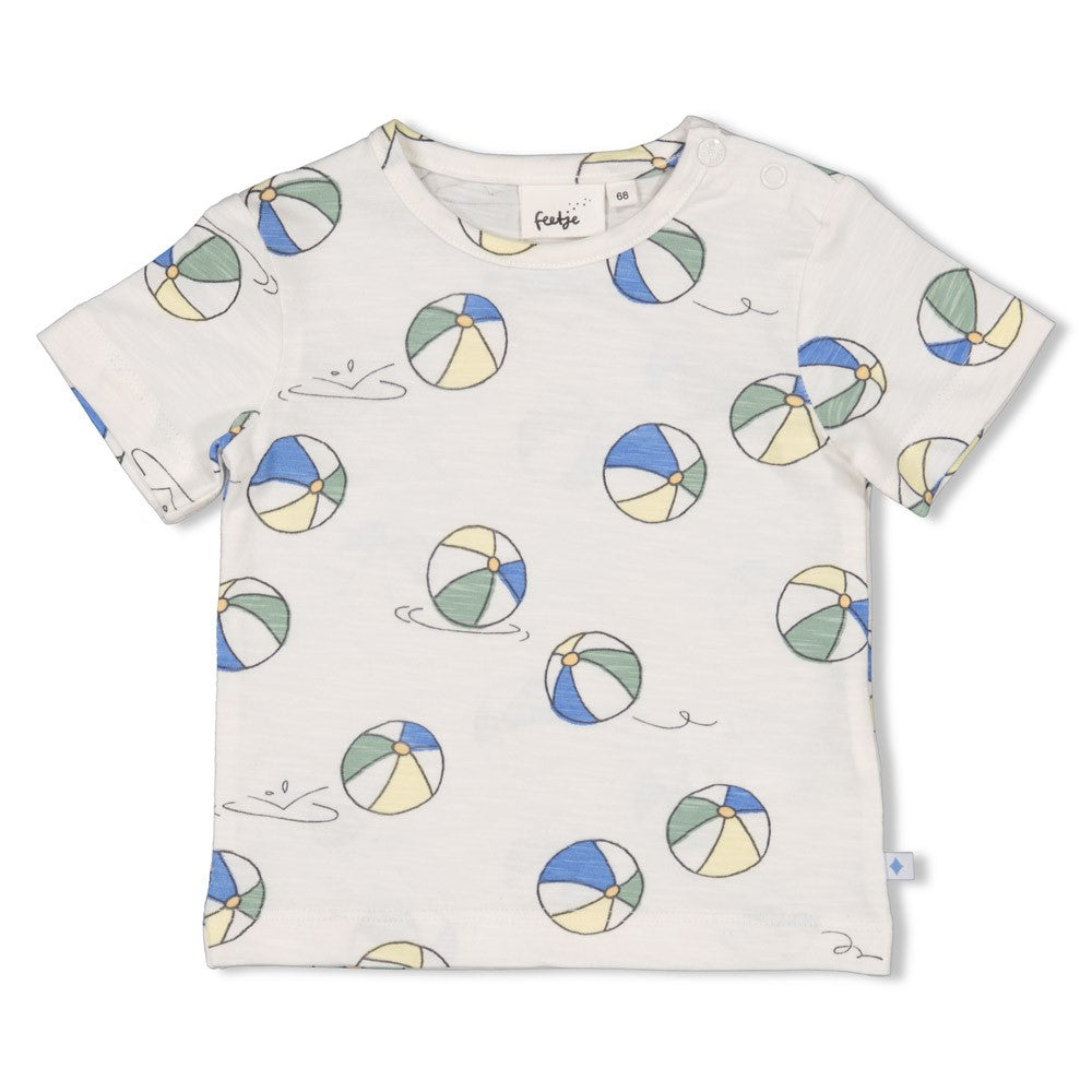 Feetje - T-shirt blanc Pool Time