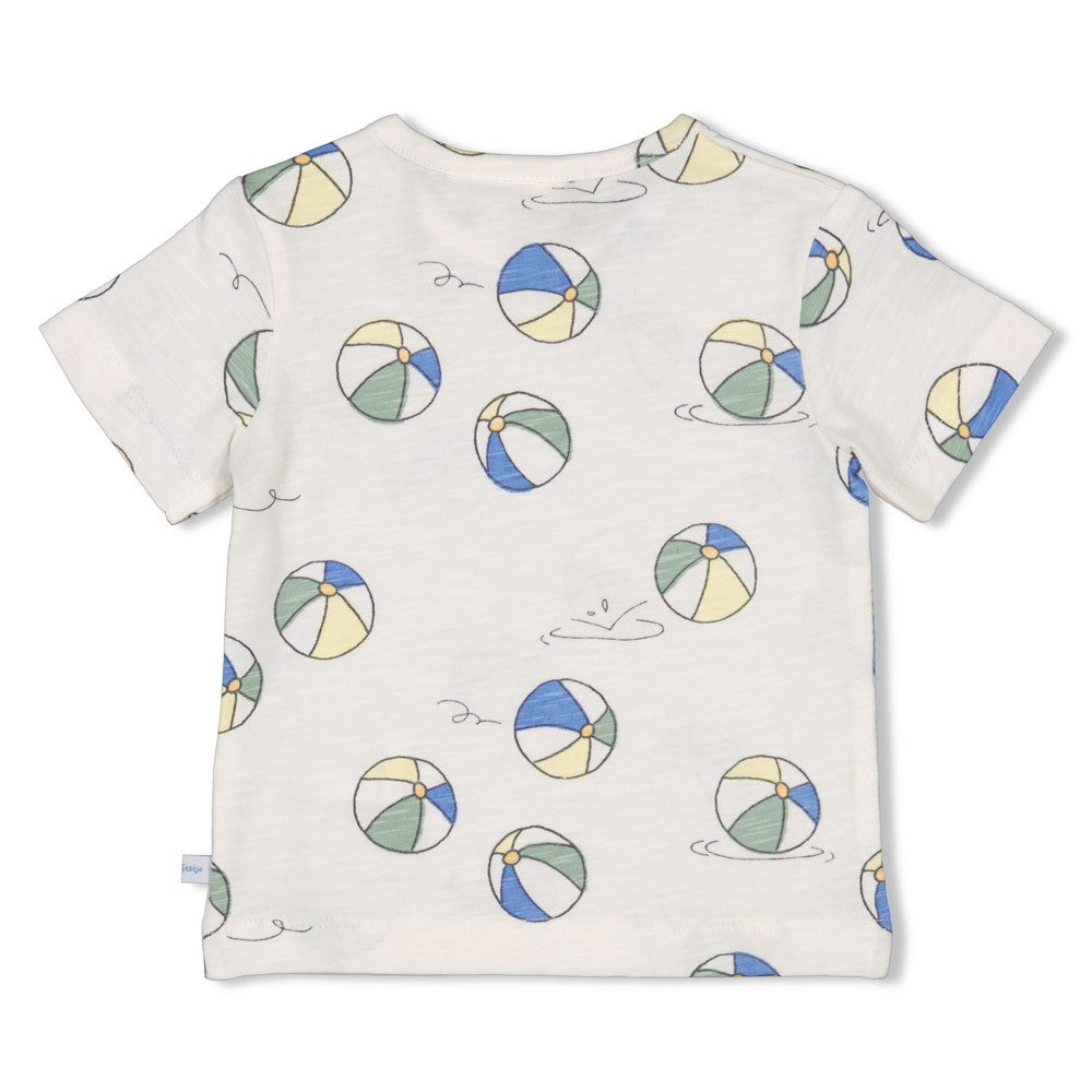 Feetje - T-shirt blanc Pool Time