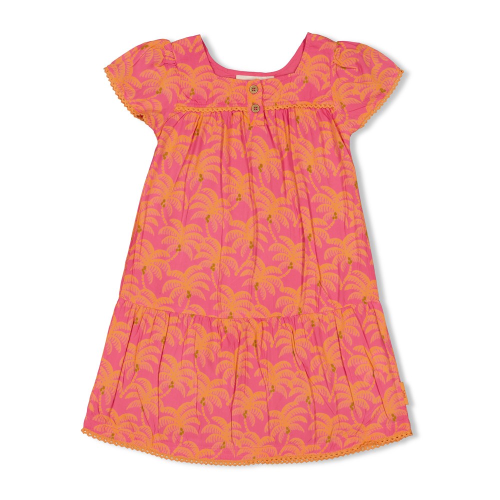 Jubel - Robe rose & orange à motif Samba Shake