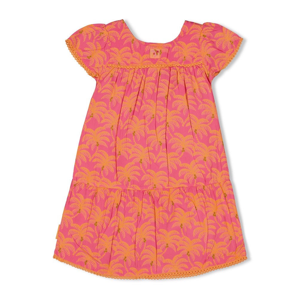 Jubel - Robe rose & orange à motif Samba Shake