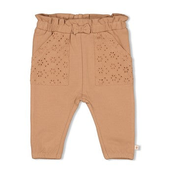 Feetje - Pantalon ocre Flower Ranch