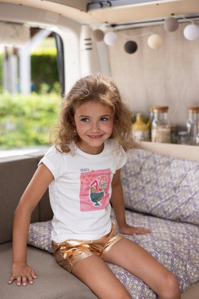 Jubel - T-shirt blanc cocktail Samba Shake